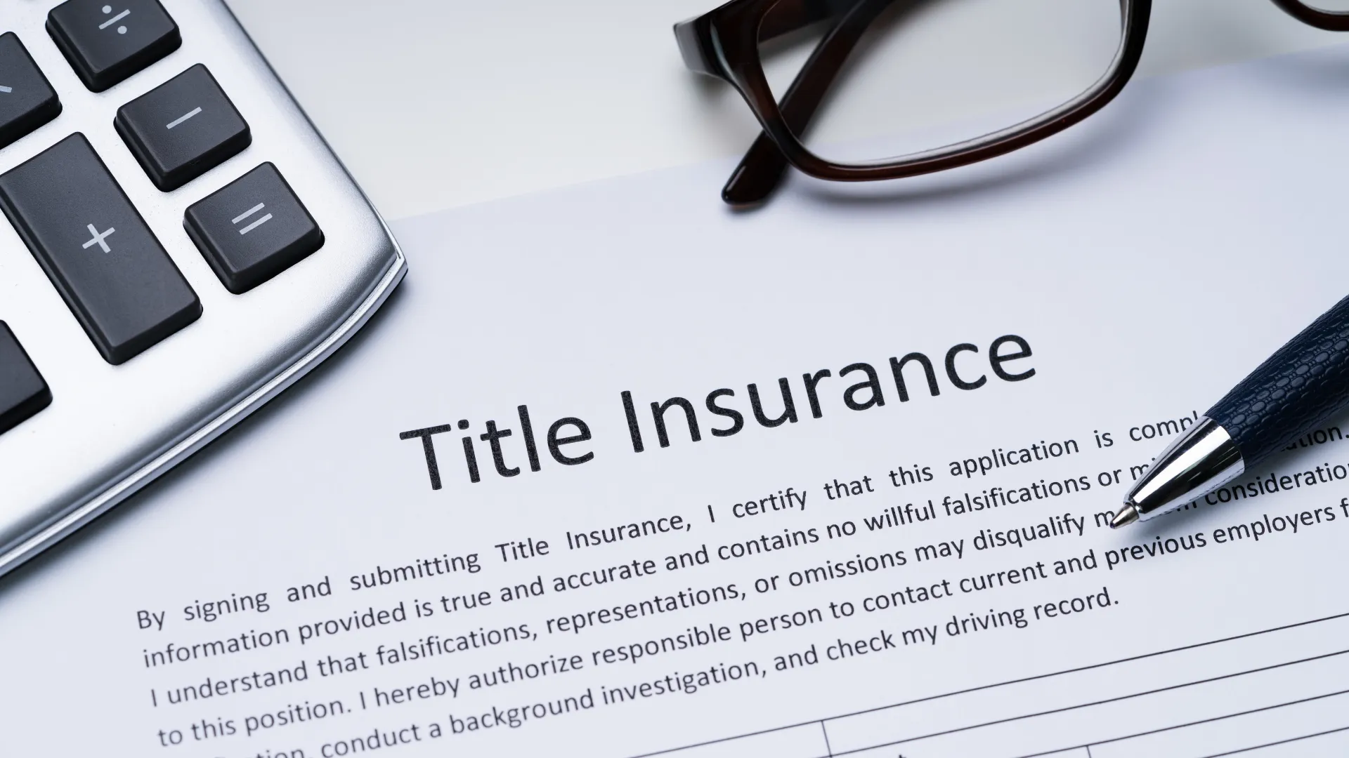 소유권등기보험(Title Insurance)의 필요성